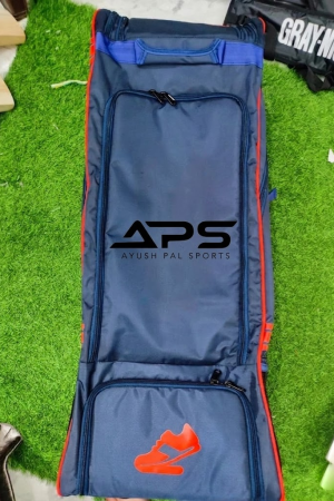 APS Double Zipper Blue Cricket Kit Bag
